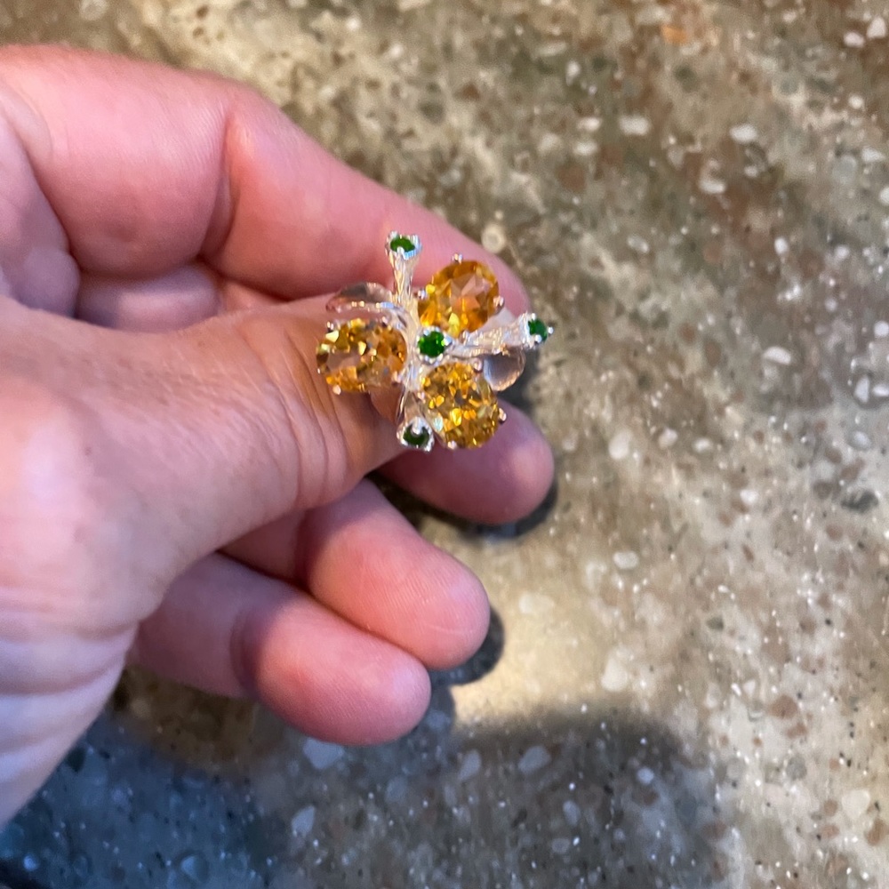 Sterling silver custom ring